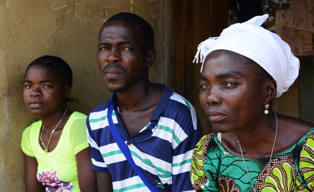 Three Ebola survivors from one community.