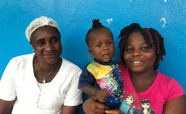 Because of generous donors, this young Liberian mother received pre- and post-natal care at an Americares clinic. Photo by Americares.