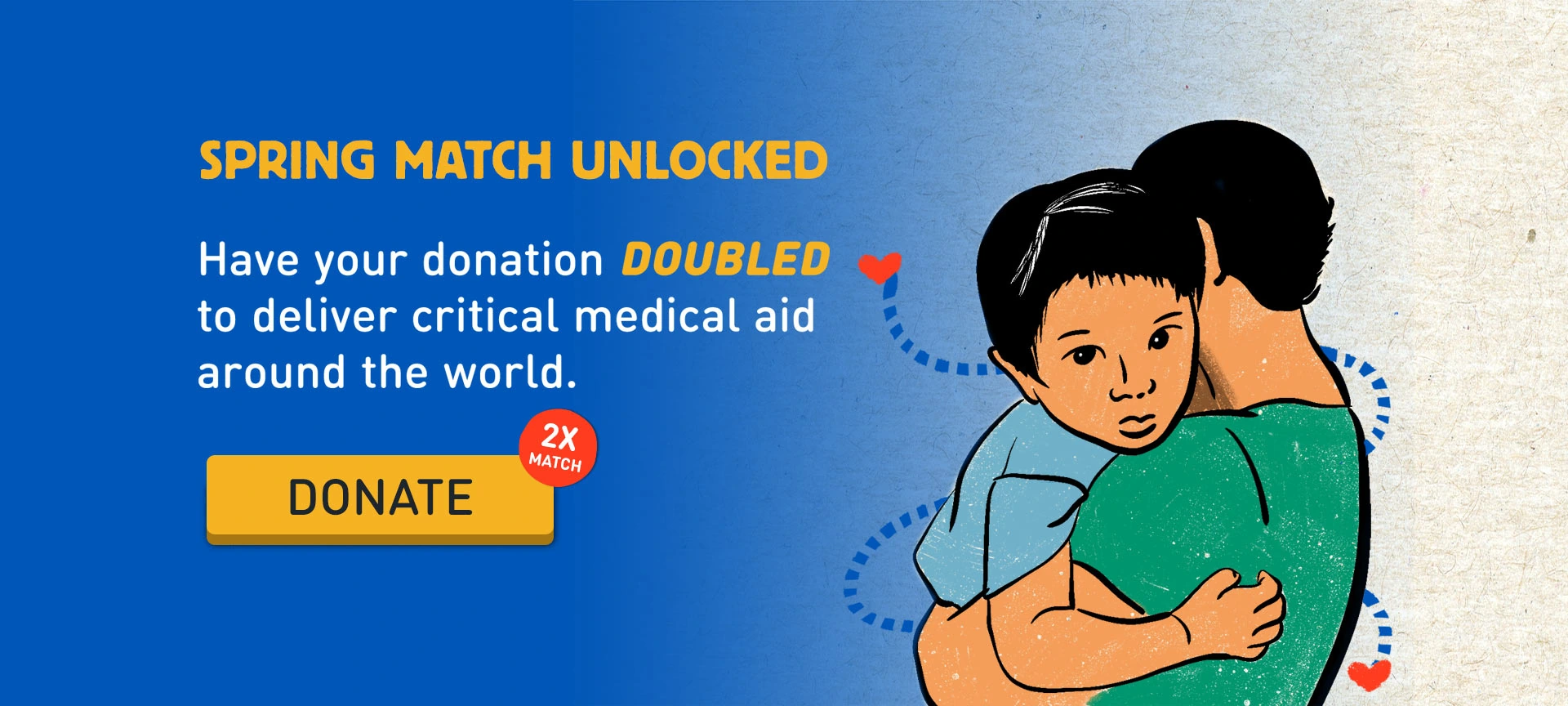 Spring Match Unlocked! Donate Today