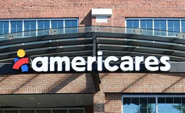 Photo of Americares headquarters sign