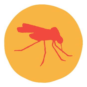 graphic icon of a mosquito